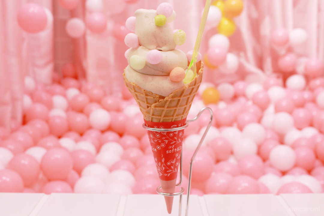 coisof 最受歡迎的產品：白色芝麻口味的冰淇淋「coiソフト（白）」