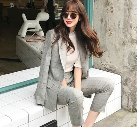 今秋日本還是千鳥格紋最夯♡ 讓人爭相模仿可愛穿搭
