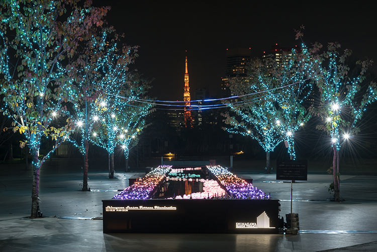 日劇經典場景!2017品川SEASON TERRACE互動型聖誕燈飾夢幻登場