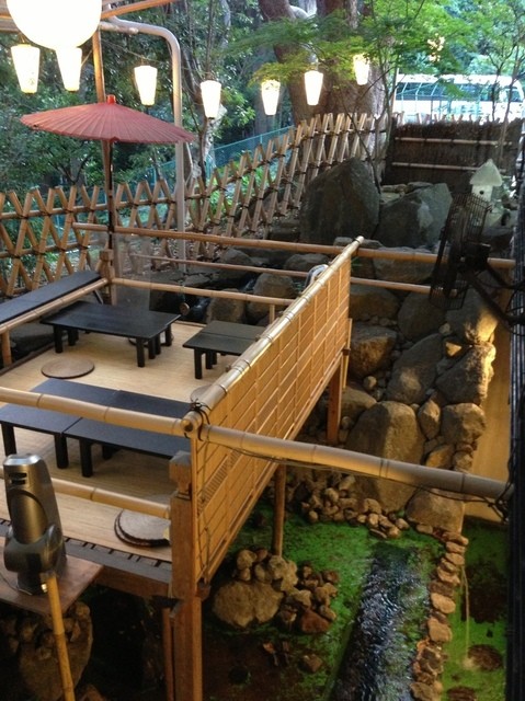 鰻割烹「伊豆榮」:梅川亭的納涼床席