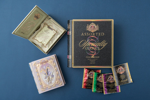 斯里蘭卡人氣傳統品牌 BASILUR：典雅的書籍造型禮盒，可以一口氣享用到多種紅茶