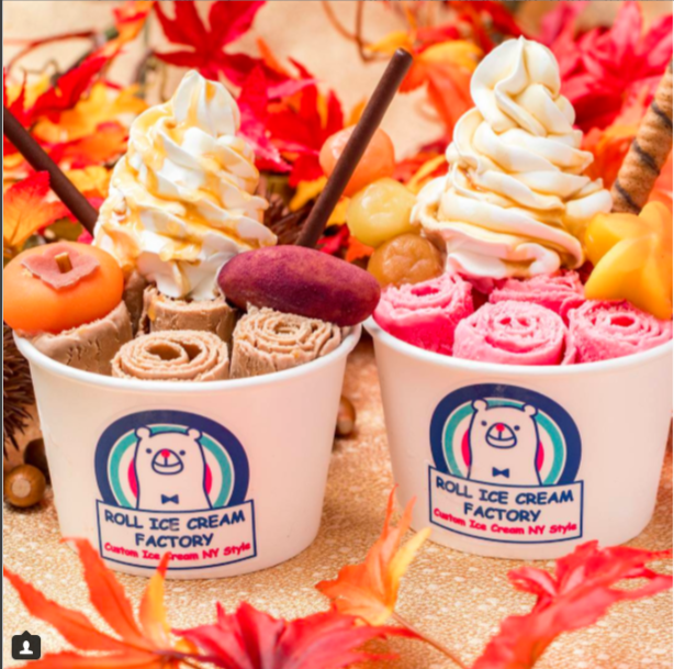 访日必吃ROLL ICE CREAM FACTORY大阪道顿崛12月开幕!再冷也要吃冰!
