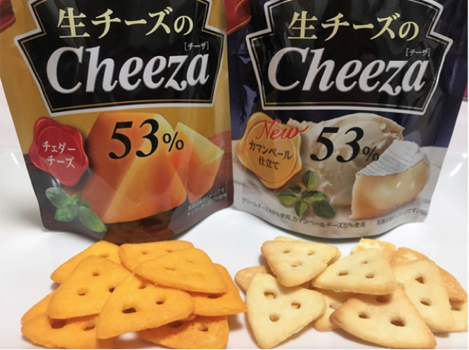Cheeza 濃厚生起司三角脆片餅乾 / Glico 固力果