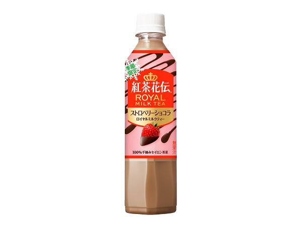 日本期間限定!超商買的到紅茶花傳「草莓巧克力 皇家奶茶」冬天限定上市!