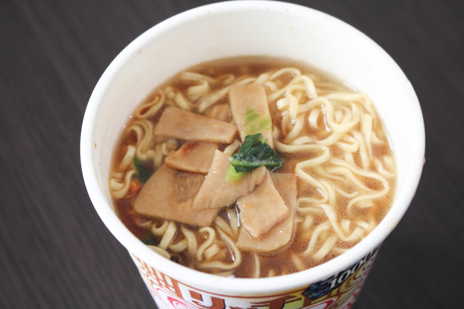日清豪華鮑魚風味牡蠣煲湯:泡好的美味模樣