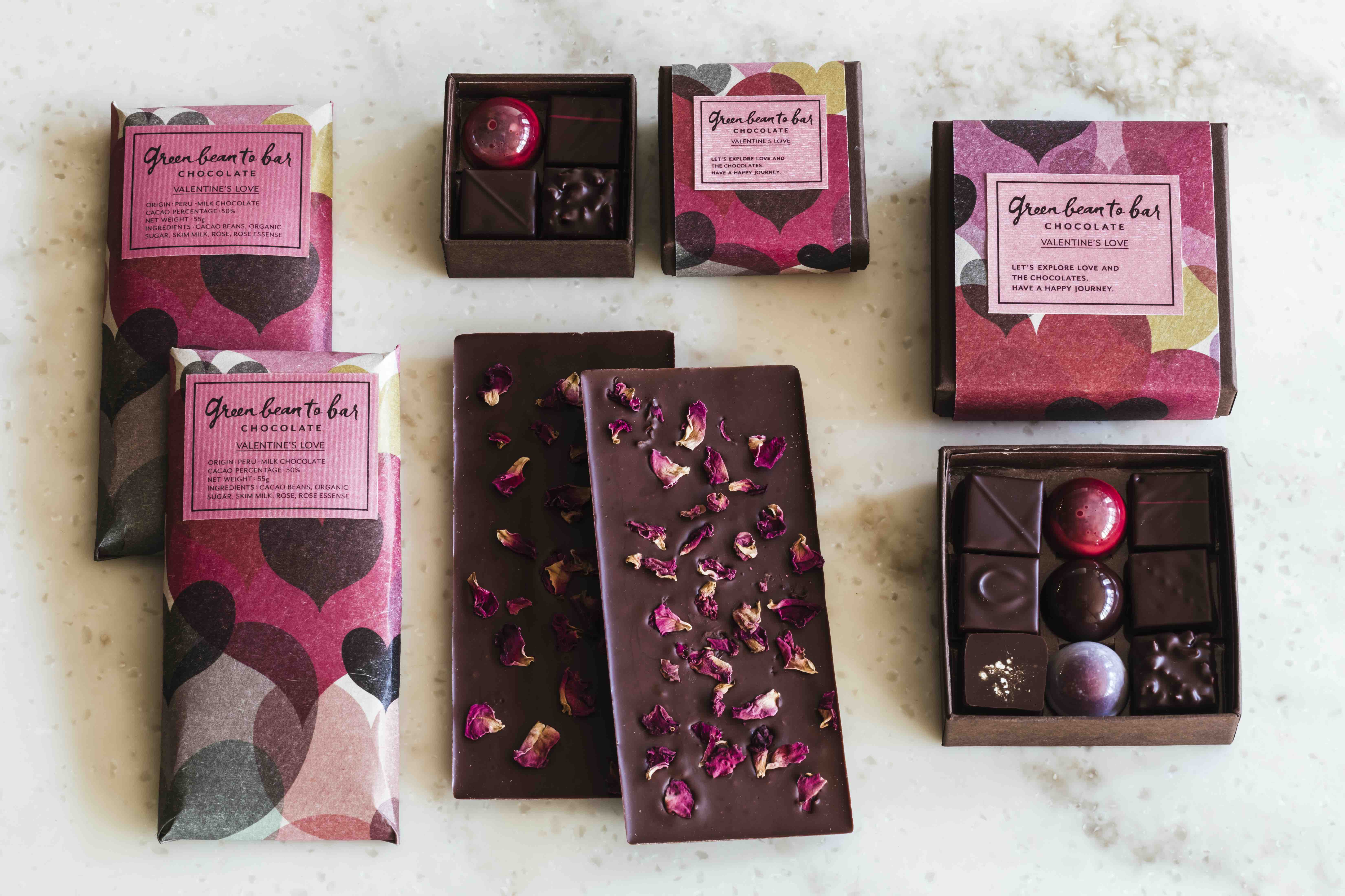 日本人氣巧克力品牌 green bean to bar CHOCOLATE 情人節限定典藏巧克力超美開賣