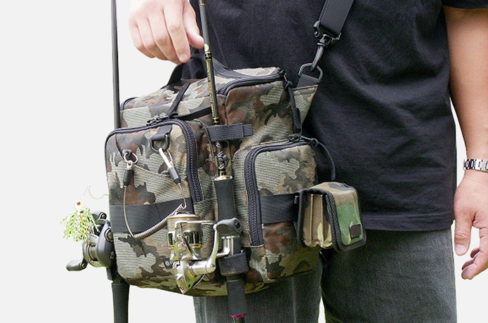 FULLCLIP 推出了側背包、釣魚包、登山包、相機包…，功能性極佳