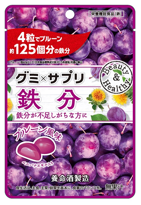 養命酒軟糖:軟糖x補給 鐵分