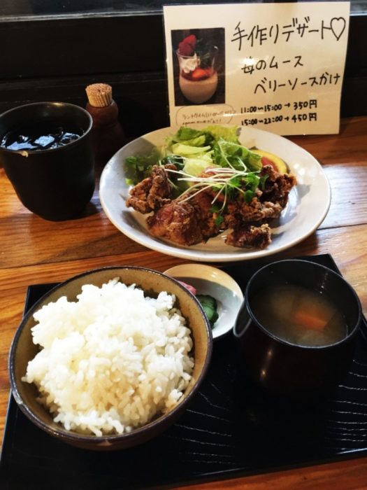 岡山蔵びあ亭炸雞定食