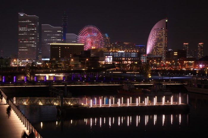 橫濱夜景象鼻公園