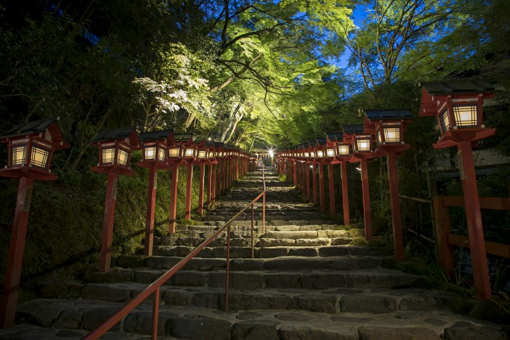 京都必去的貴船神社,享受現在才有的特別御朱印巡禮和賞綠楓以及夜間點燈活動