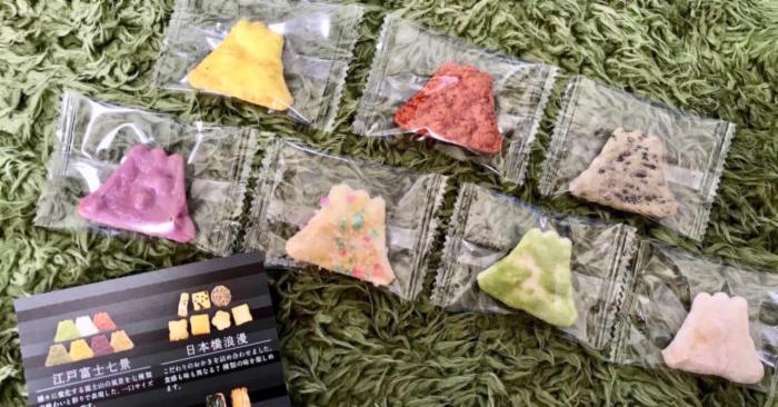 日本必買仙貝就是這一款!江戶富士七景仙貝給你四種季節的富士山景
