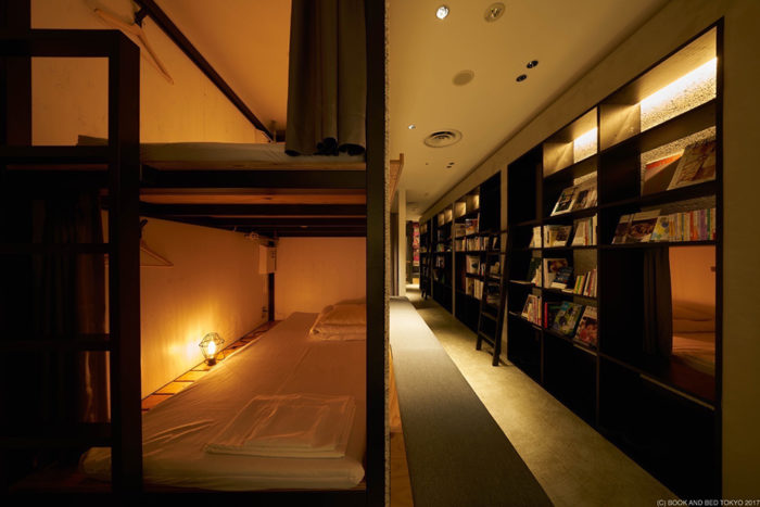 BOOK AND BED TOKYO 書香入夢旅館福岡床位