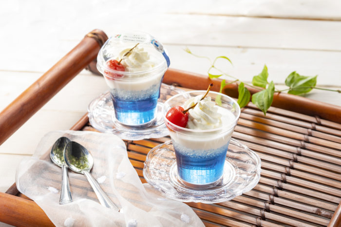 7-11夏日甜點祭藍色夏威夷冰淇淋汽水果凍