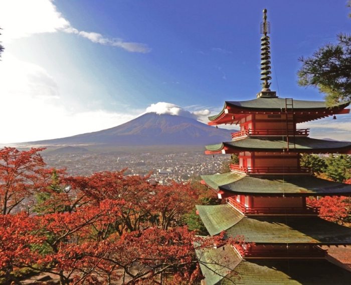 新倉山淺間公園與富士山