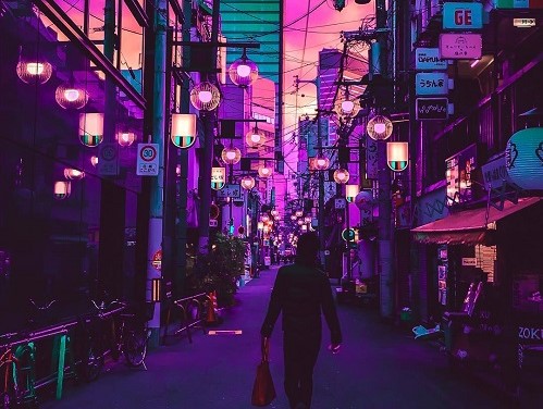日本人最近都在瘋這個?超夢幻的霓虹濾鏡App