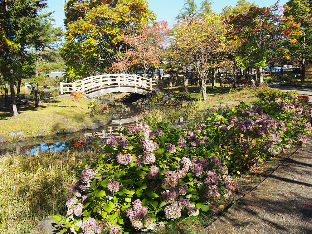 玉泉館古蹟公園日式橋