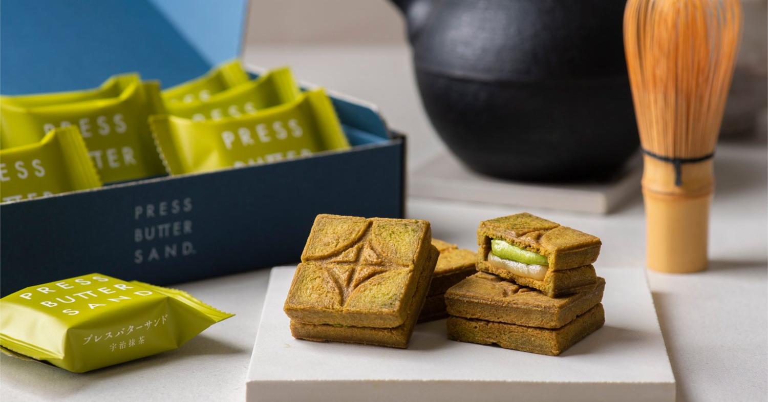 京都車站店限定!「PRESS BUTTER SAND」帶著京風抹茶口味清新登場