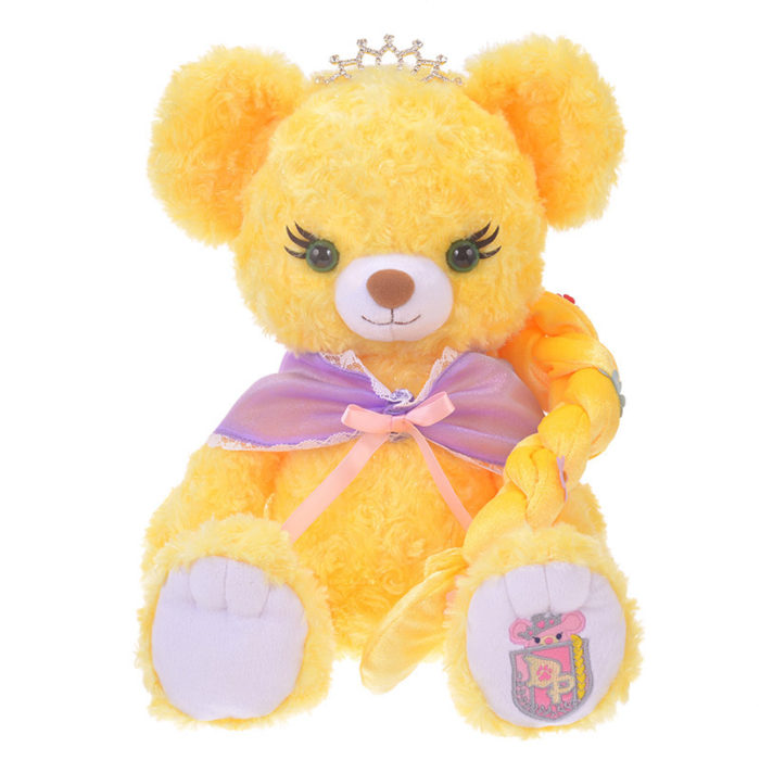 日本迪士尼商店大學熊UniBearsity公主熊PrincessBear_魔法奇緣長髮公主樂佩正面