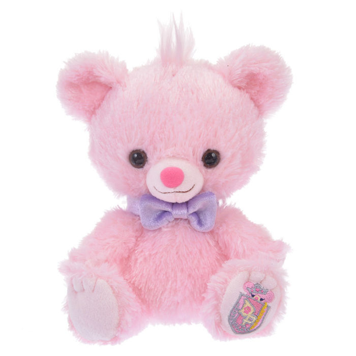 日本迪士尼商店大學熊UniBearsity公主熊PrincessBear_魔法奇緣變色龍帕斯卡粉紅版