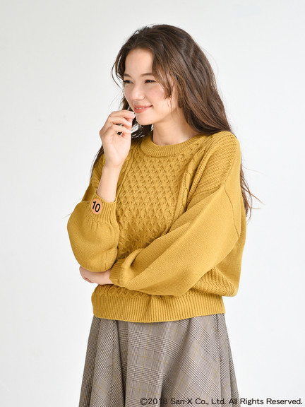 earth music&ecology X Rilakkumaリラックマ15週年紀念商品-小雞毛衣正面