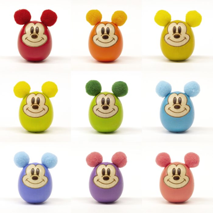 Disney Mickey 90th Anniversary Magic of Color展場限定商品不倒翁娃娃