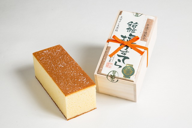 函館必買伴手禮箱館鹽castella 箱館塩カステラ