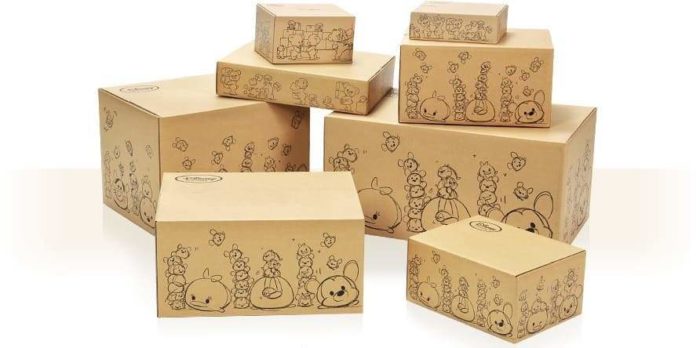 日本迪士尼網路商店包裝紙箱