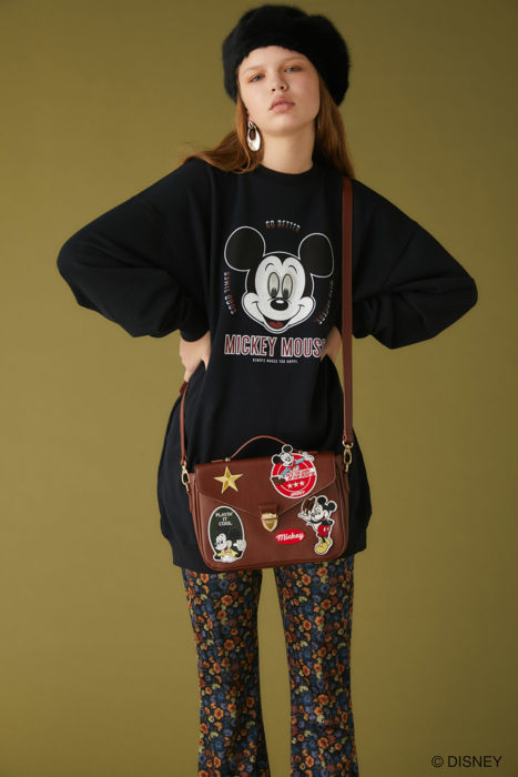  Disney SERIES CREATED by MOUSSY 5th collection 黑長版衣