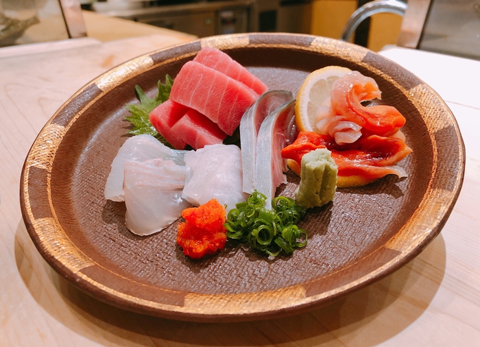 東京壽司鮨江戶時代-前菜當季生魚片