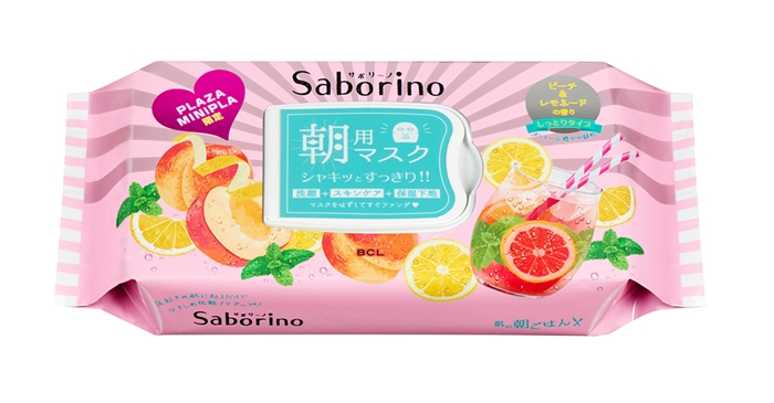 SABORINO 早安面膜 白桃檸檬香（PLAZA・MINiPLA限定）