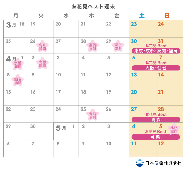 2019九州賞櫻-最佳周末