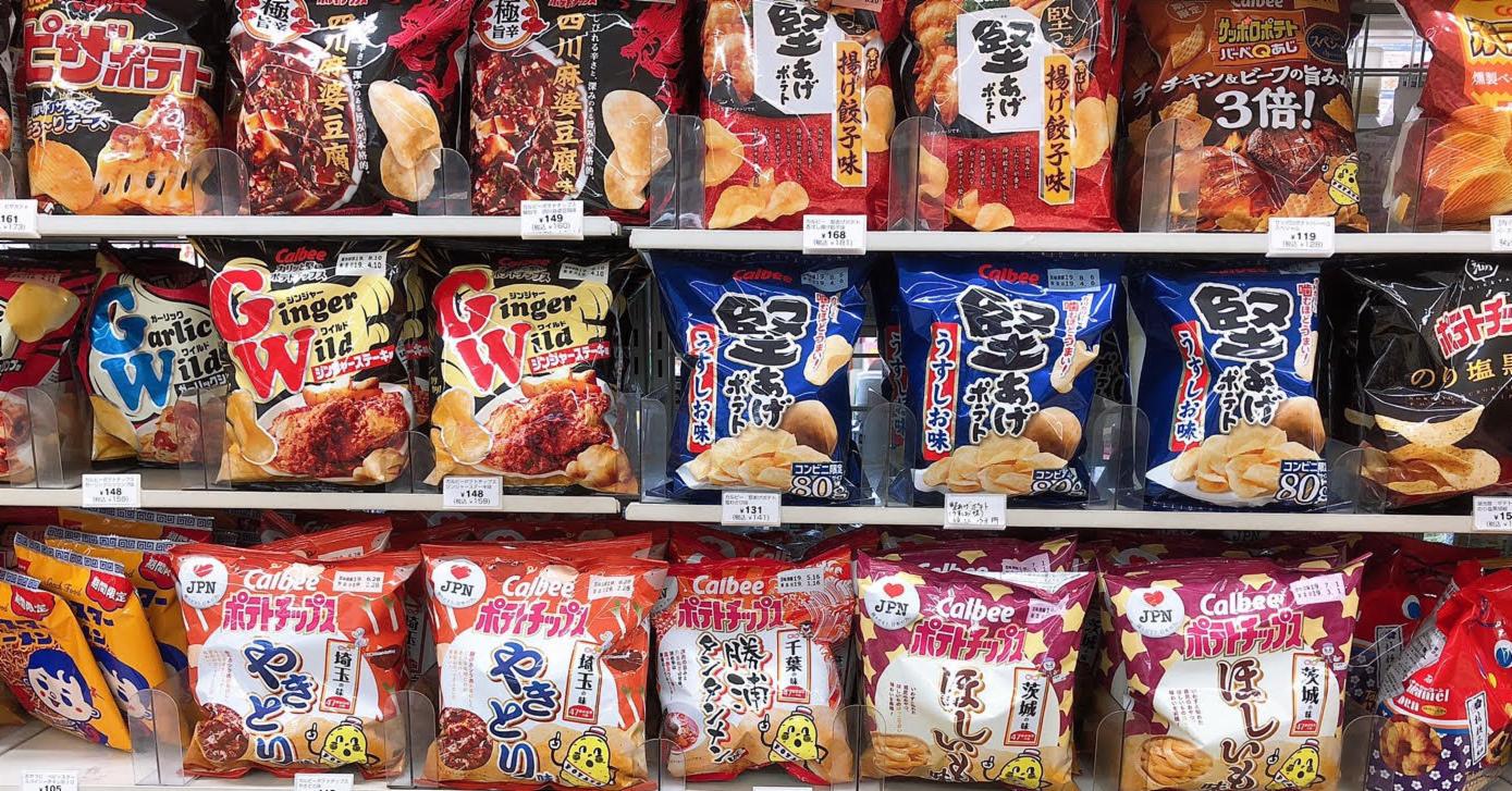 日本Calbee期間限定口味洋芋片 好吃到讓你停不下來