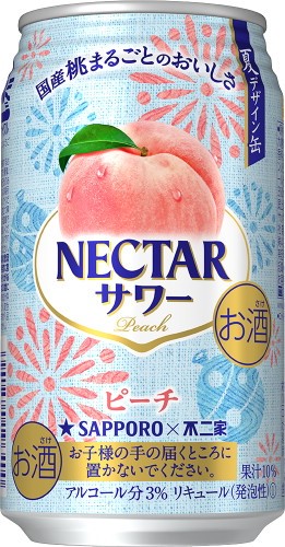 Sapporo Nectar水蜜桃沙瓦 夏季設計罐