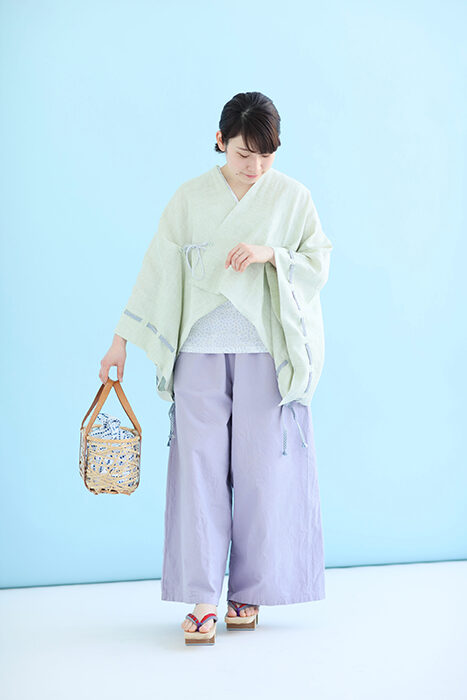 sousou_麻きさらぎ袖括り_Hemori Hiragari Sleeve Bag (Sleeved)
