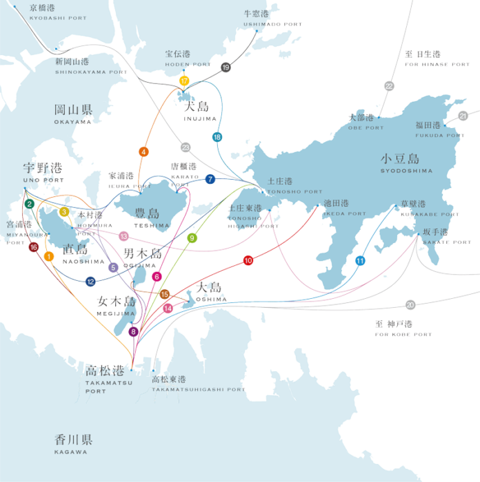 2019瀨戶內海藝術祭交通資訊