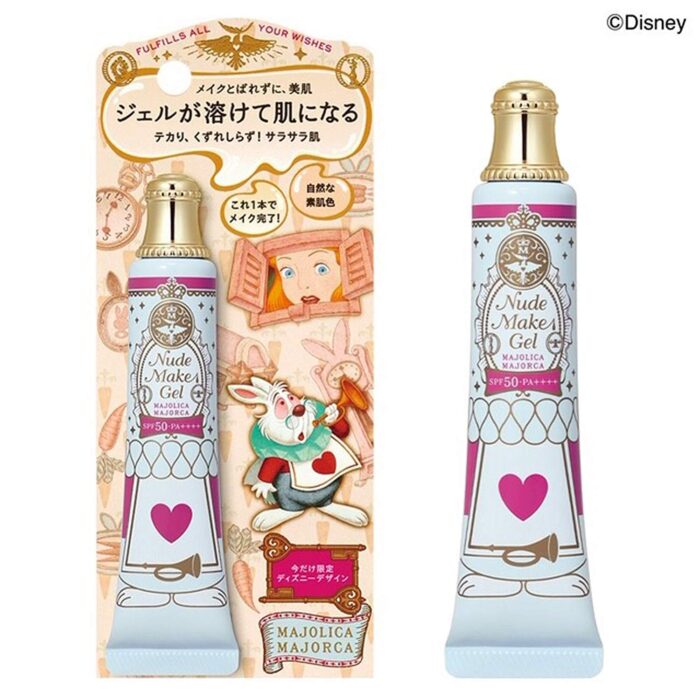 資生堂shiseido-戀愛魔鏡majolica majorca_2019夏季新品_迪士尼愛麗絲夢遊仙境聯名款_三月兔_粉底精華_包裝