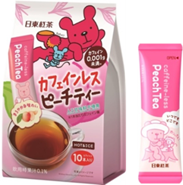 日東紅茶 低咖啡因粉色蜜桃茶