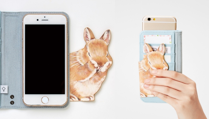 萌小兔手機保護套