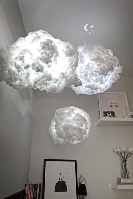 雲型電燈開燈時