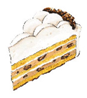 HARBS マロングラッセのケーキ 糖漬栗子蛋糕