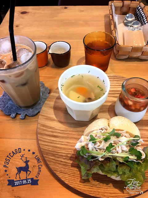 札幌 Cafe Kauri 三明治濃湯套餐