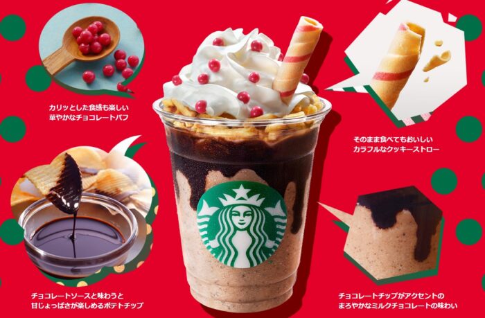 日本星巴克聖誕第三彈_節慶飲品_聖誕襪巧克力星冰樂_santa_boots_chocolate_frappuccino