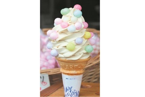 oiri和三盆糖霜淇淋