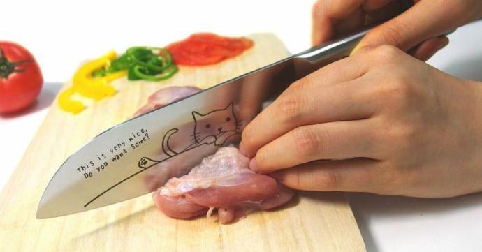 merepere貓咪菜刀14公分