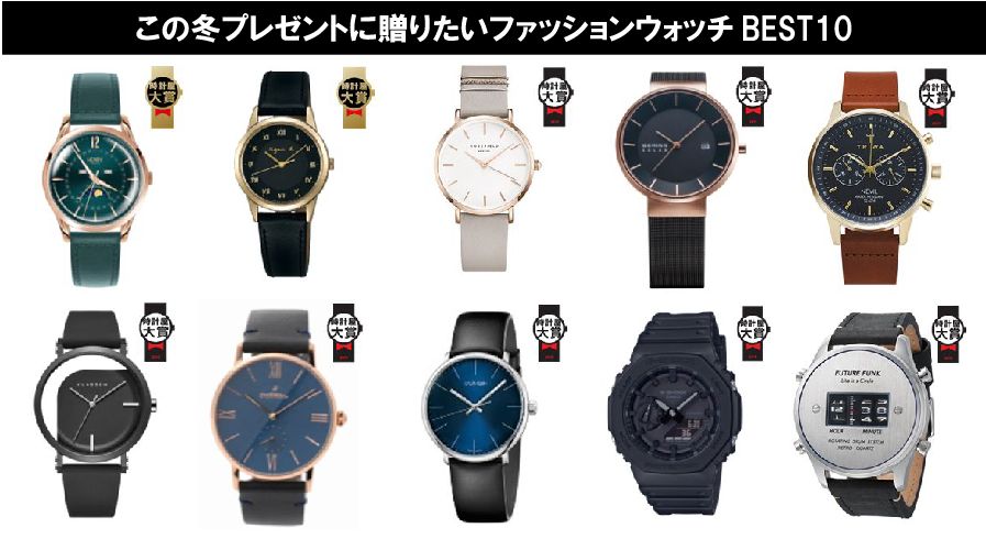 「鐘錶 店大獎2019」嚴選時尚手錶BEST 10 日本人最愛的錶就是這些