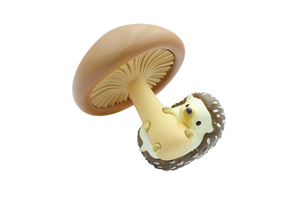 刺蝟與小蘑菇