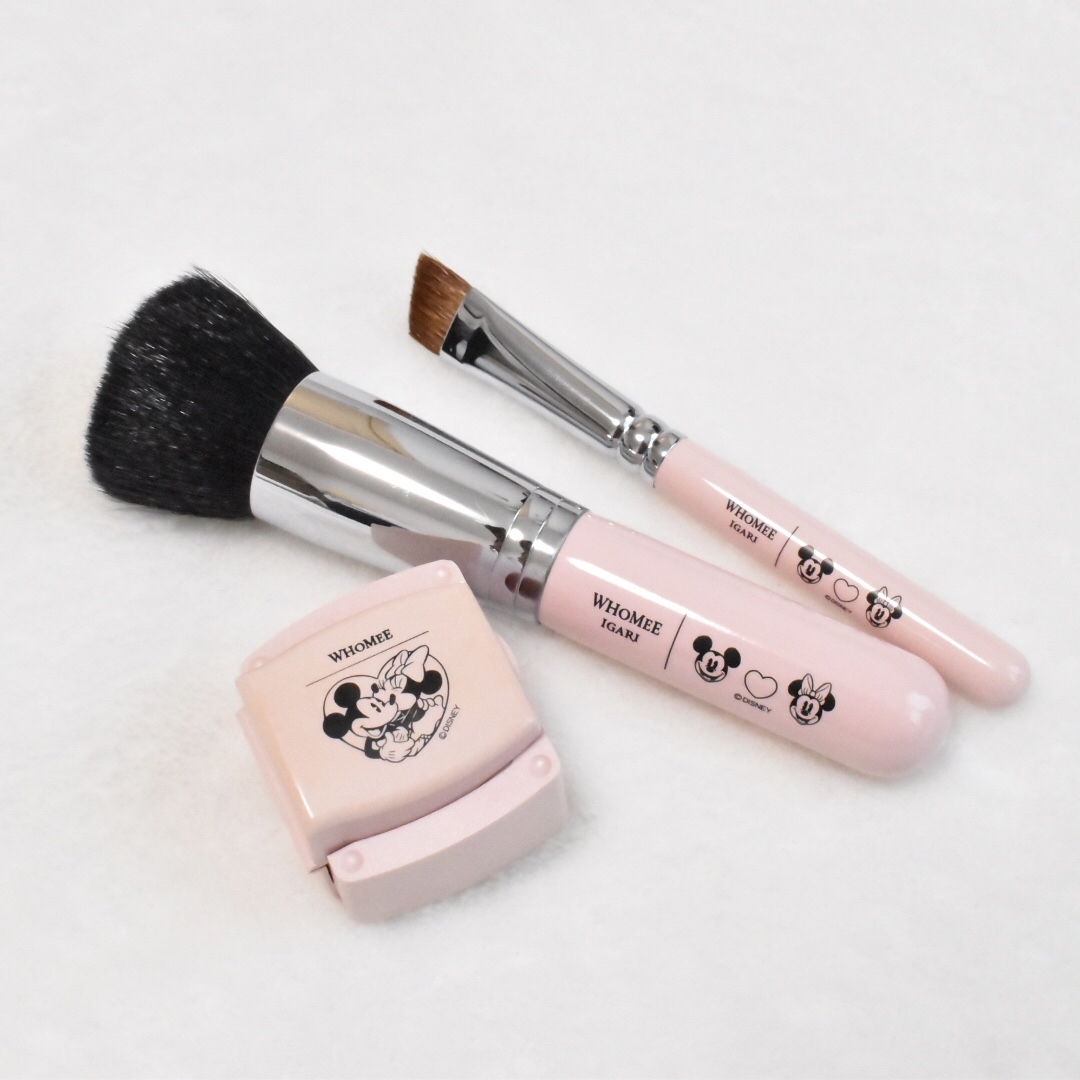 WHOMEE Mickey & Minnie:眉彩刷/頰彩刷/雙孔削筆器