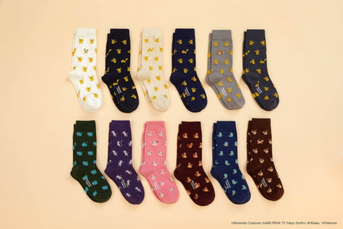 2020年寶可夢新周邊_socks appeal全款式