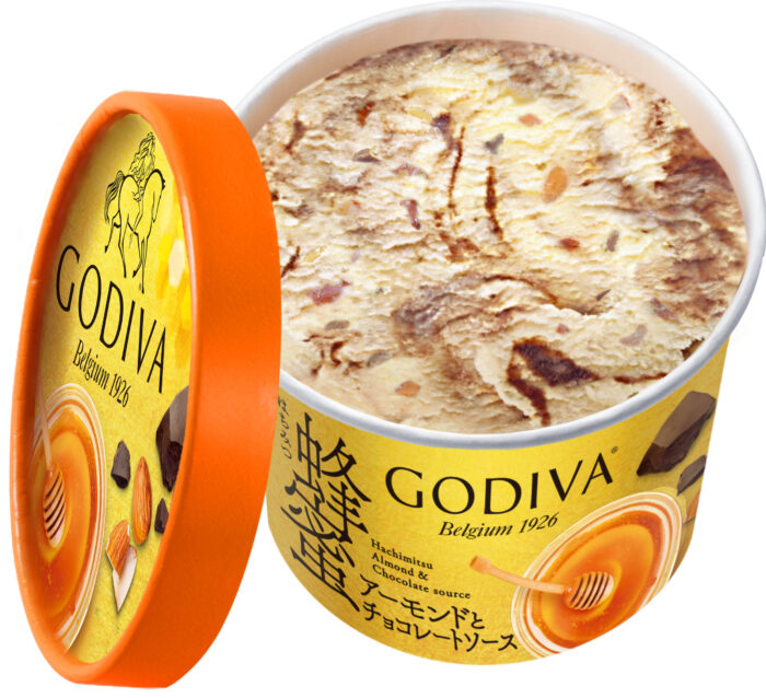 GODIVA 蜂蜜杏仁巧克力醬冰淇淋